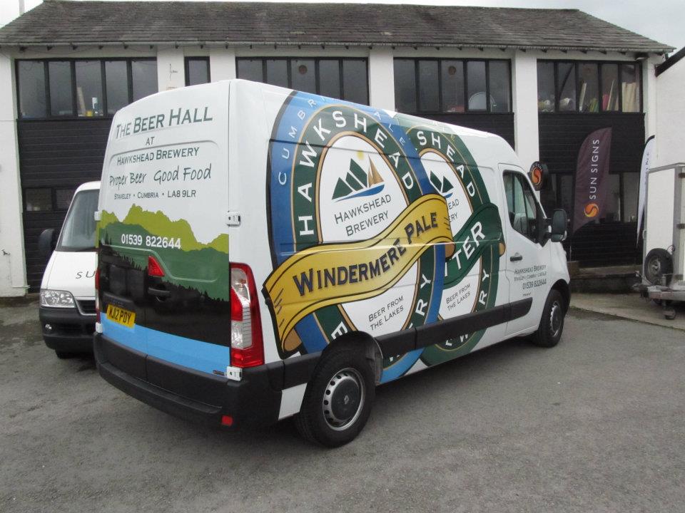 Hawkshead vehicle wrap